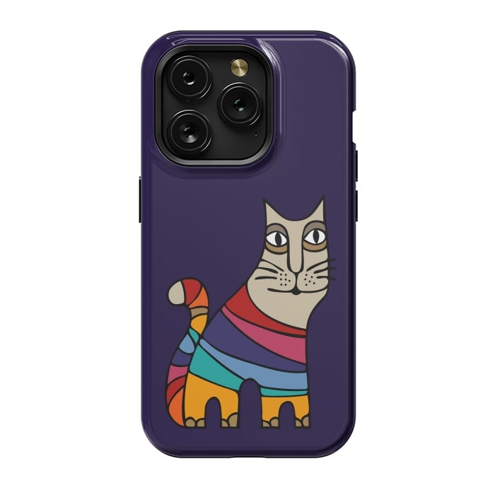 iPhone 15 Pro StrongFit Magic Cat III by Majoih