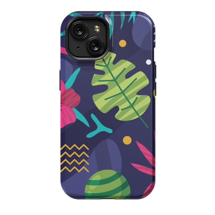 iPhone 15 StrongFit TROPICAL SUMMER PATTERN by MALLIKA
