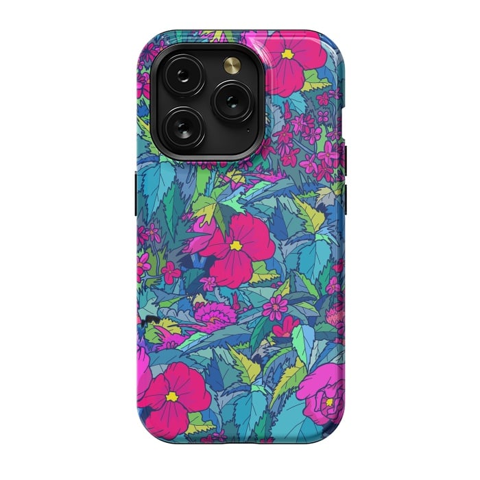 iPhone 15 Pro StrongFit Summer flowers by Steve Wade (Swade)