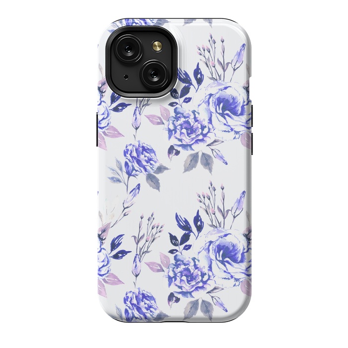 iPhone 15 StrongFit Blue Calm by Anis Illustration