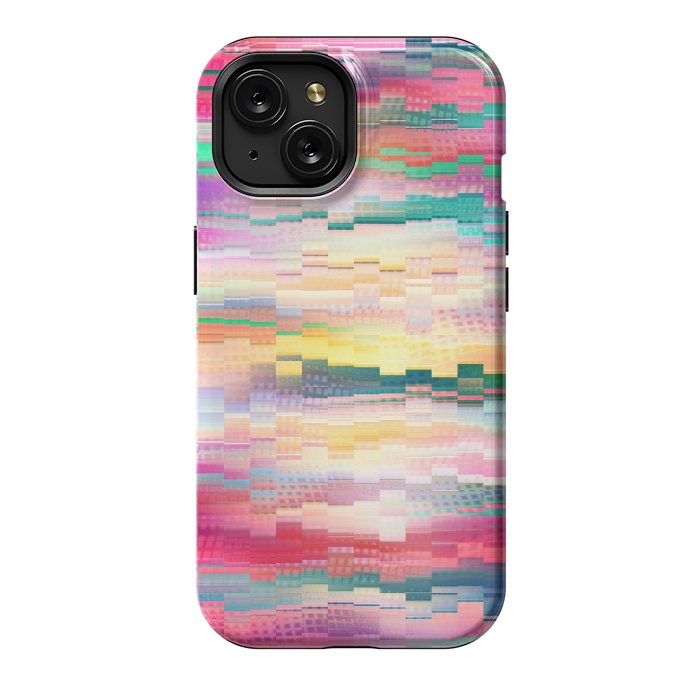 iPhone 15 StrongFit Abstract Vivid Pattern by Art Design Works