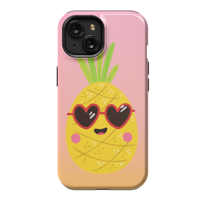 iPhone 15 StrongFit COOL PINEAPPLE by MALLIKA