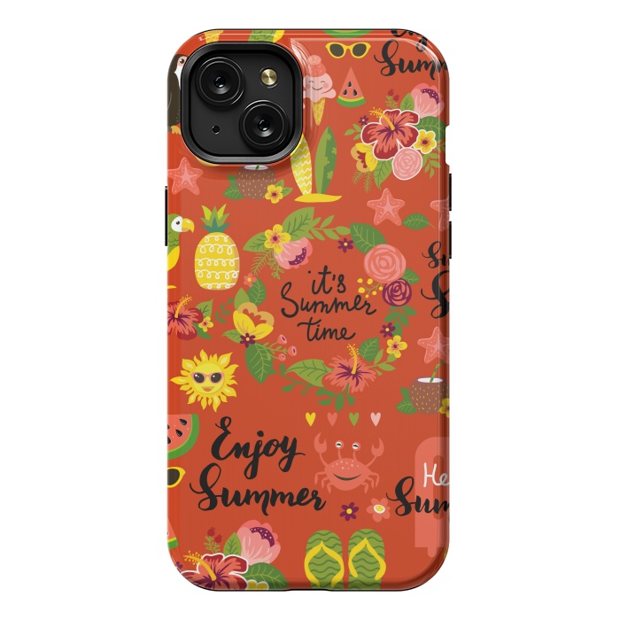 iPhone 15 Plus StrongFit It´s Summer Time  by ArtsCase