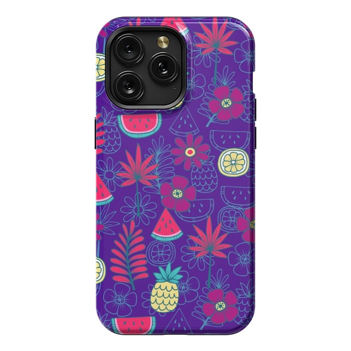 iPhone 15 Pro Max StrongFit Tropical Watermelons by ArtsCase
