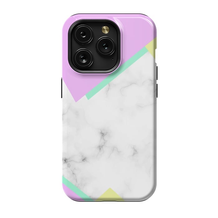 iPhone 15 Pro StrongFit Pop-Art Marble by ArtsCase