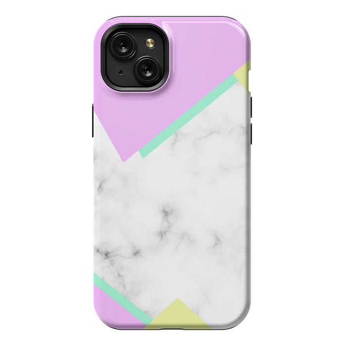 iPhone 15 Plus StrongFit Pop-Art Marble by ArtsCase