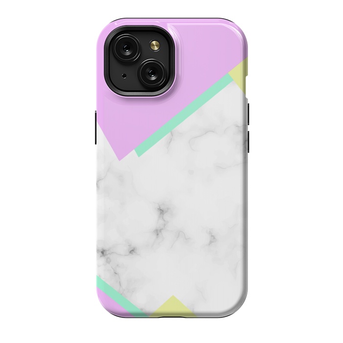 iPhone 15 StrongFit Pop-Art Marble by ArtsCase