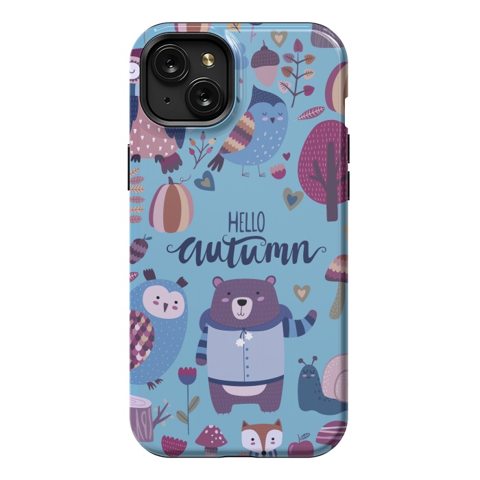 iPhone 15 Plus StrongFit Autumn In Cold Colors by ArtsCase