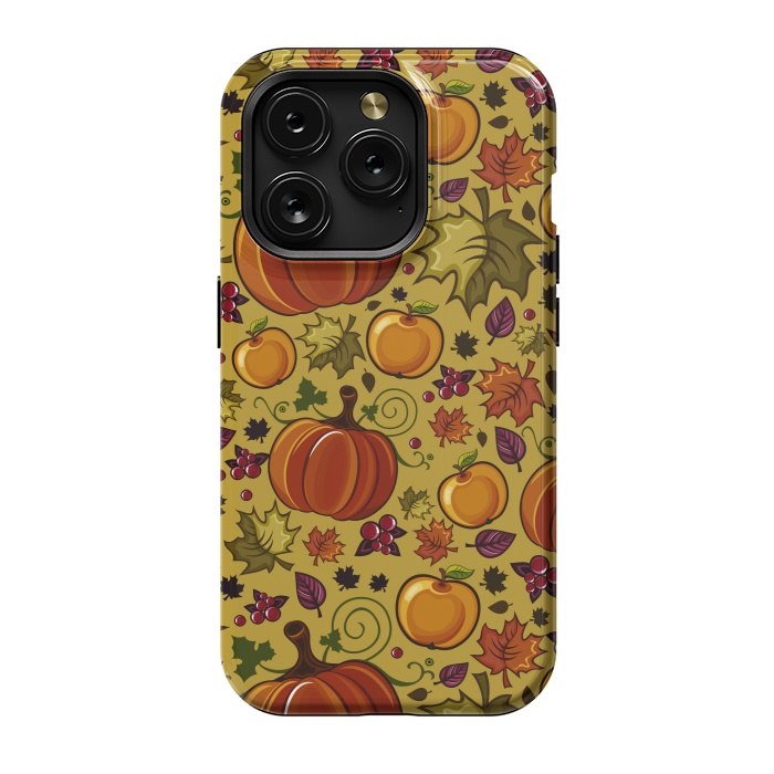iPhone 15 Pro StrongFit Pumpkin, Autumn Rich Pumpkin by ArtsCase