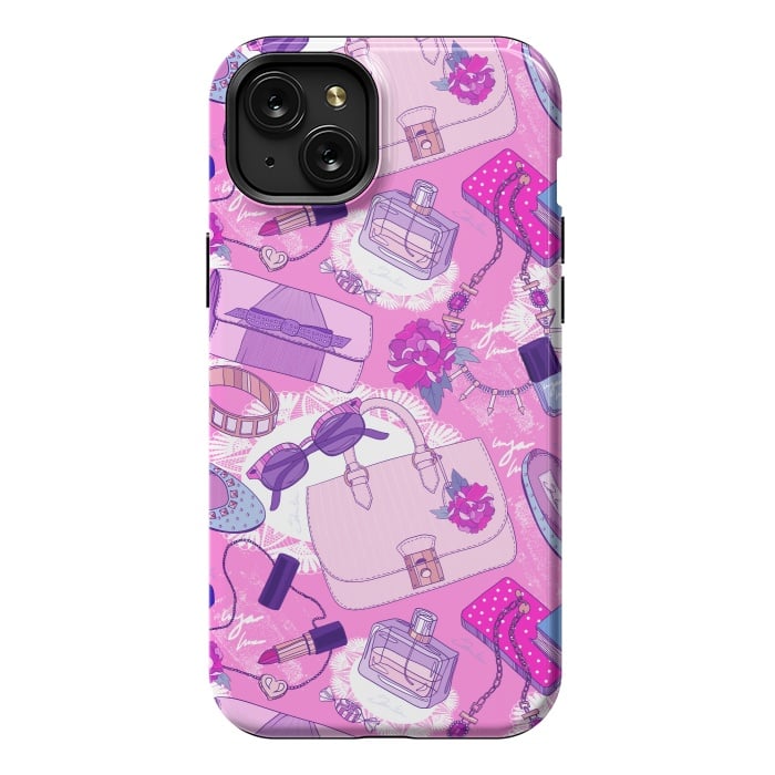 iPhone 15 Plus StrongFit Girls Accessories by ArtsCase