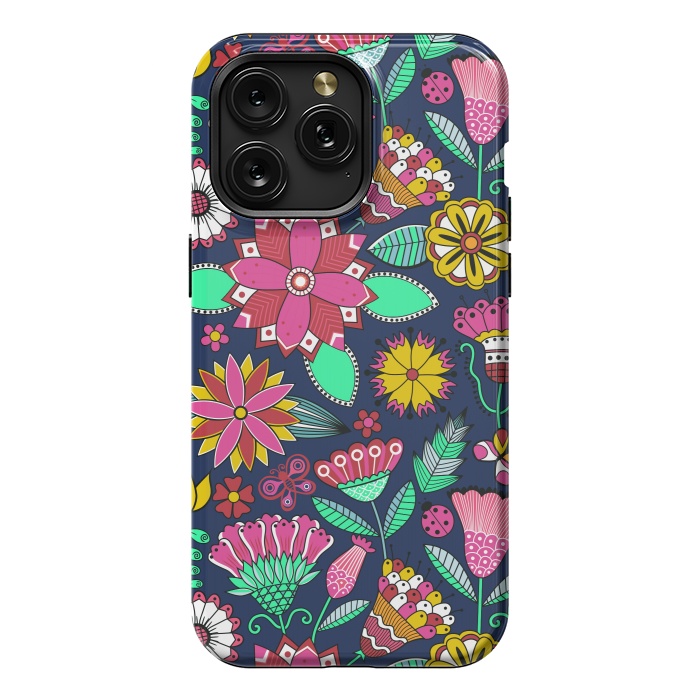iPhone 15 Pro Max StrongFit Flowers In Paradise by ArtsCase
