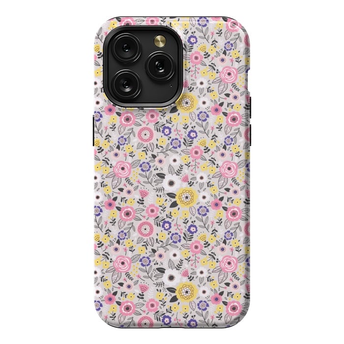 iPhone 15 Pro Max StrongFit Flower Cake by ArtsCase