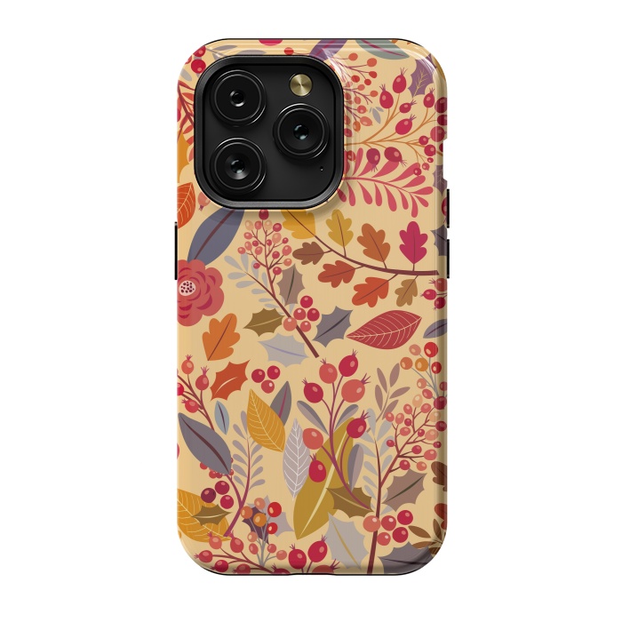 iPhone 15 Pro StrongFit Flowers With Its Autumn Touch by ArtsCase
