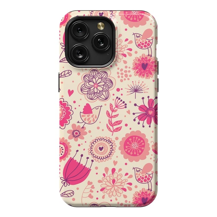 iPhone 15 Pro Max StrongFit Romantic Flowers In Spring by ArtsCase