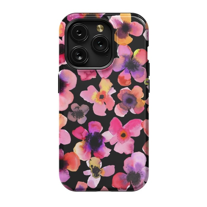 iPhone 15 Pro StrongFit Happy Sweet Flowers by Ninola Design
