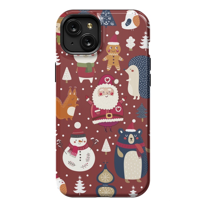 iPhone 15 Plus StrongFit Christmas Characters by ArtsCase