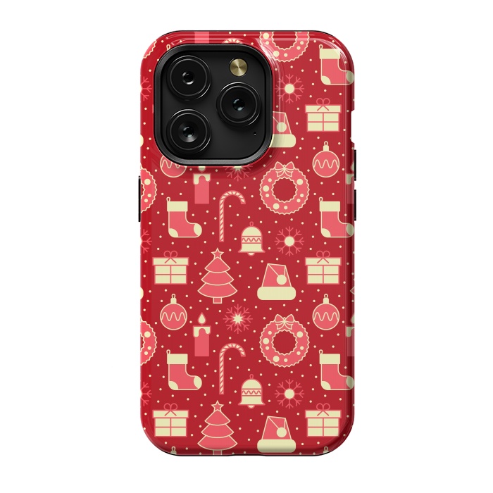 iPhone 15 Pro StrongFit Favorite Red At Christmas by ArtsCase