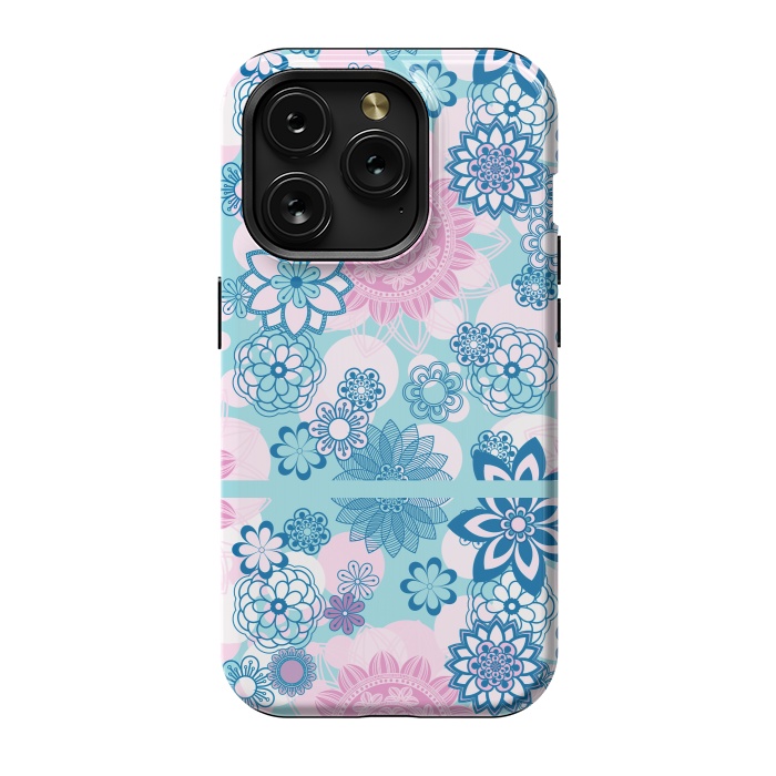 iPhone 15 Pro StrongFit Mandalas In Beautiful Pastel Colors by ArtsCase