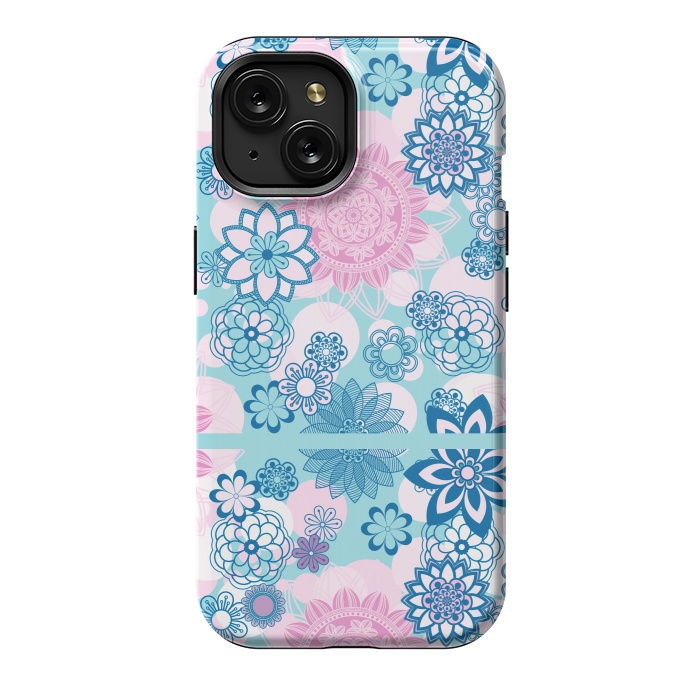 iPhone 15 StrongFit Mandalas In Beautiful Pastel Colors by ArtsCase