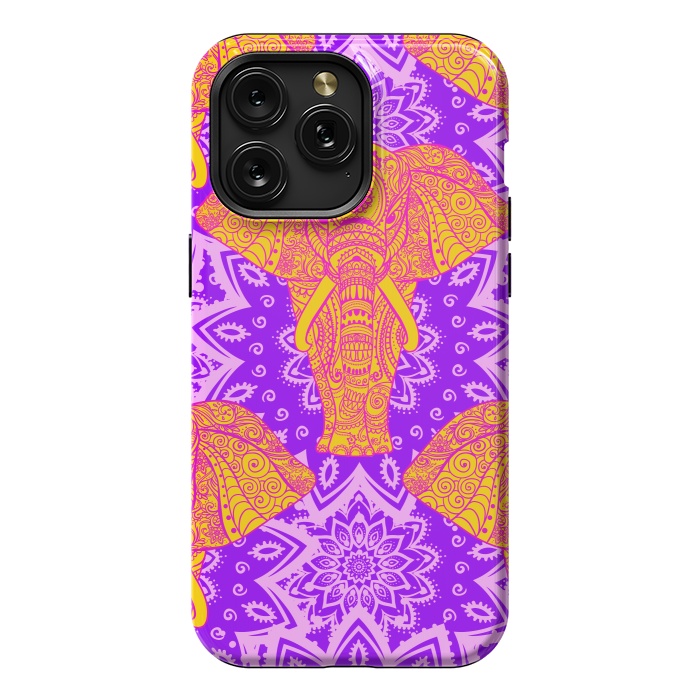 iPhone 15 Pro Max StrongFit Color Elephants by ArtsCase