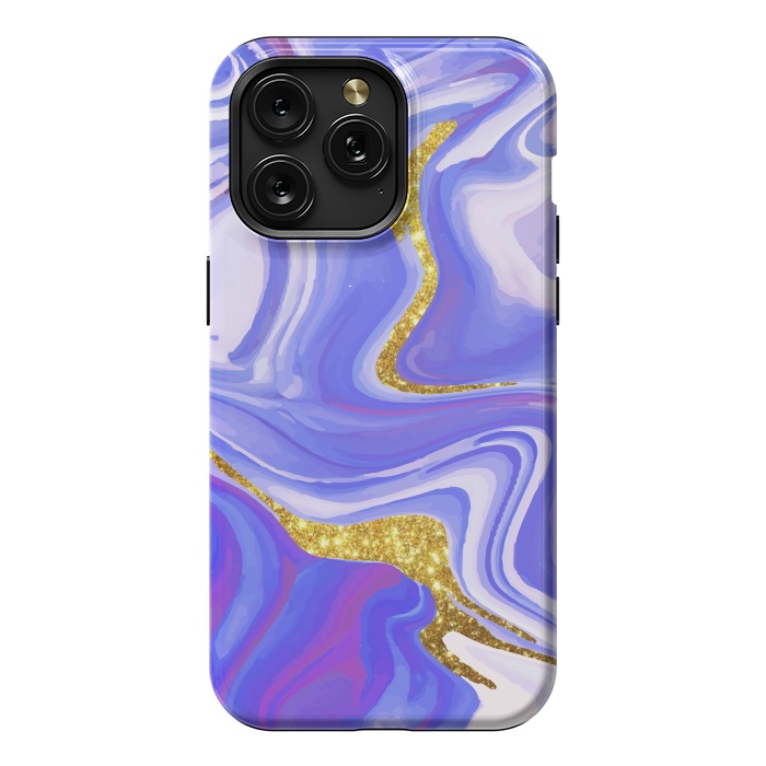 iPhone 15 Pro Max StrongFit Paint splash Colorful fluid by ArtsCase