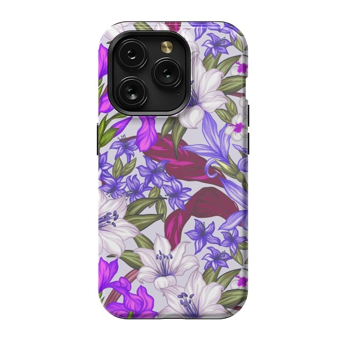 iPhone 15 Pro StrongFit lilies flowers happy for you by ArtsCase