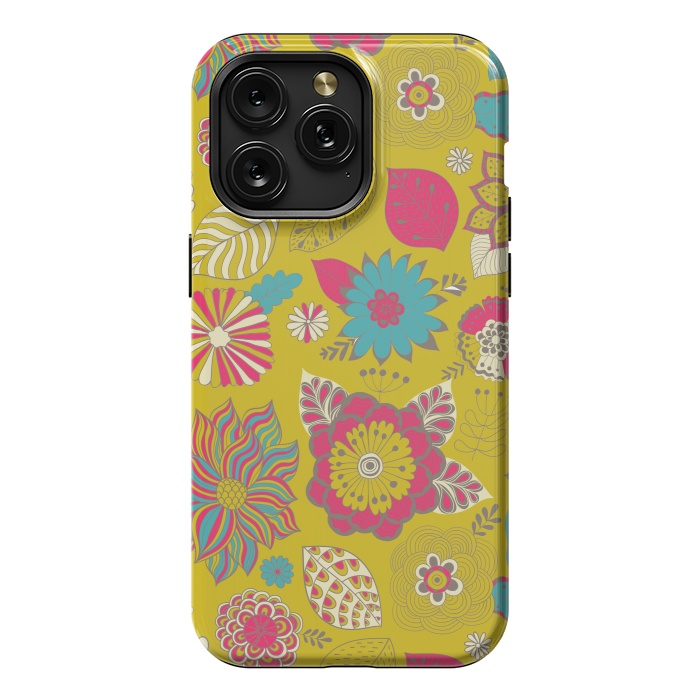 iPhone 15 Pro Max StrongFit country flowers for summer by ArtsCase