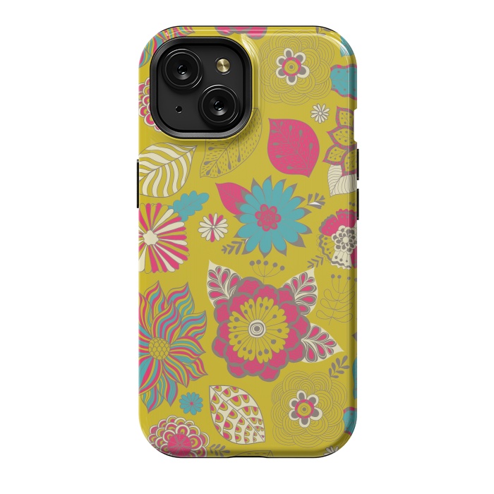 iPhone 15 StrongFit country flowers for summer by ArtsCase