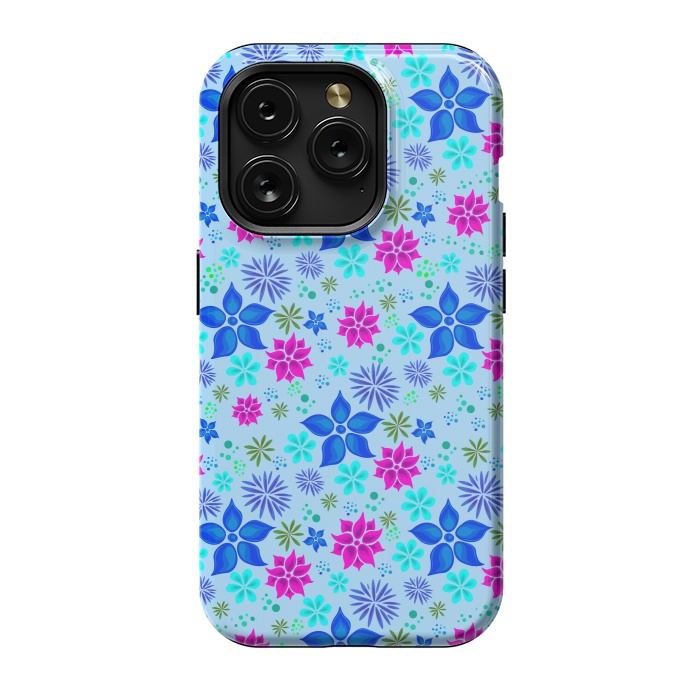 iPhone 15 Pro StrongFit fantastic and floral colors in summer by ArtsCase