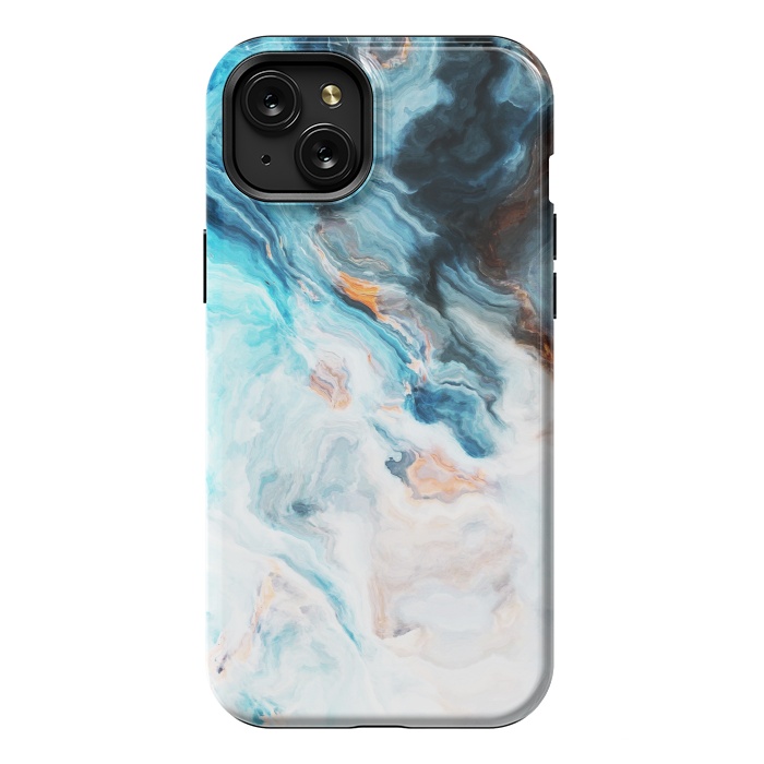 iPhone 15 Plus StrongFit marble with acrylic by ArtsCase
