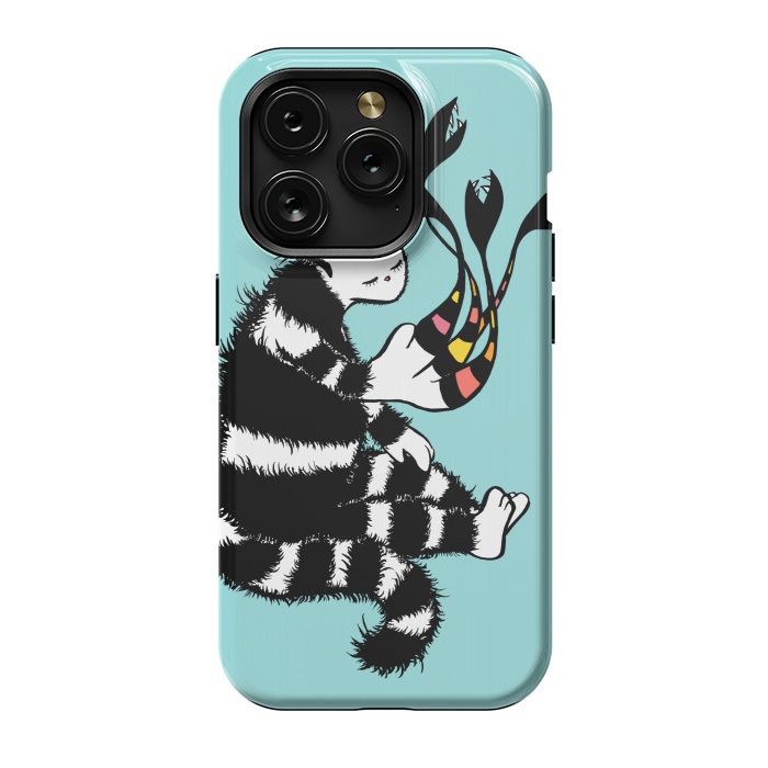 iPhone 15 Pro StrongFit Weird Cat Character With Strange Deformed Paw by Boriana Giormova