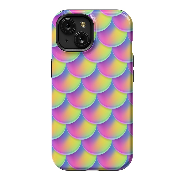 iPhone 15 StrongFit MERMAID SCALES 2  by MALLIKA
