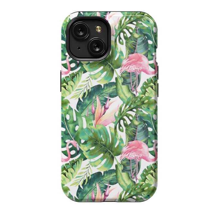 iPhone 15 StrongFit Flamingo Tropical || by Uma Prabhakar Gokhale