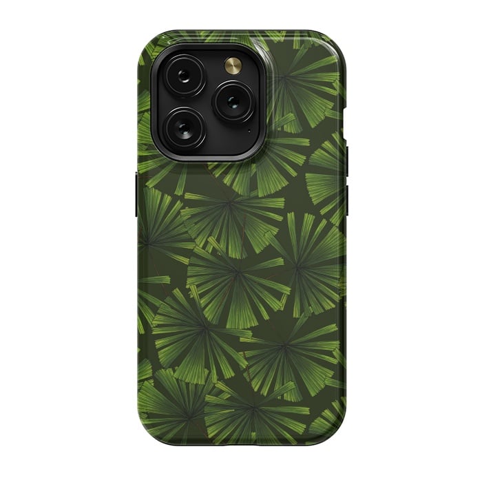 iPhone 15 Pro StrongFit Palm leaves 2 by Katerina Kirilova