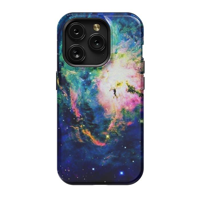 iPhone 15 Pro StrongFit colorful nebula by haroulita