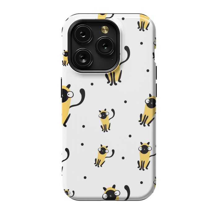 iPhone 15 Pro StrongFit cool cats by haroulita