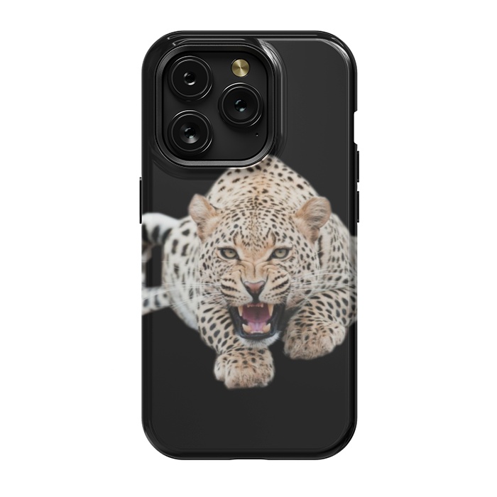 iPhone 15 Pro StrongFit wild leopard by haroulita