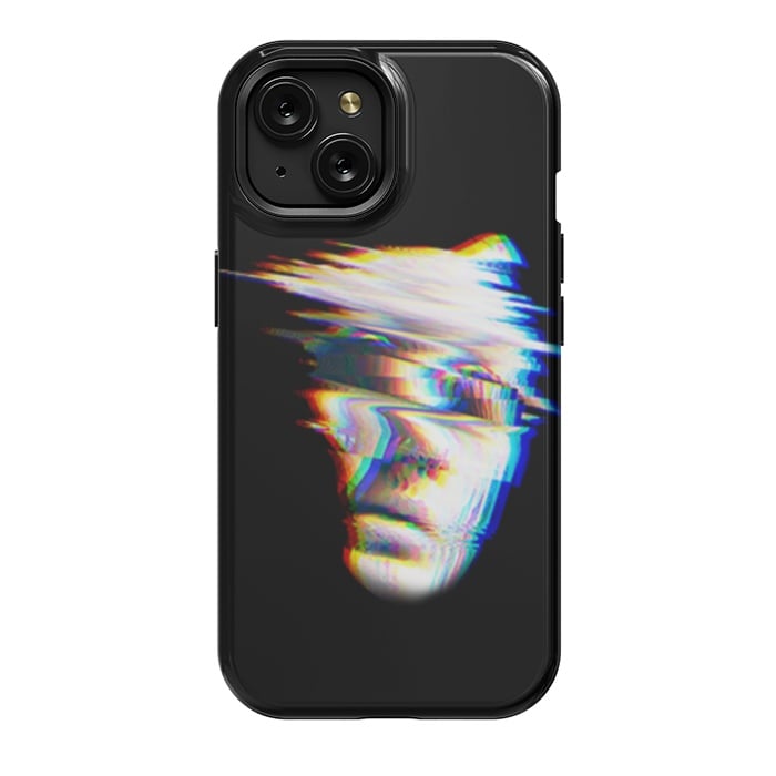 iPhone 15 StrongFit glitch horror face by haroulita
