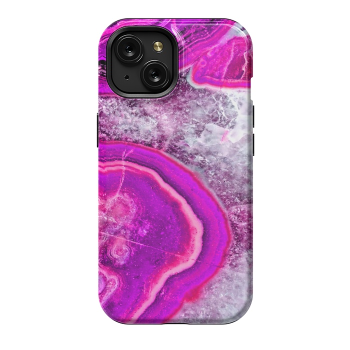 iPhone 15 StrongFit agate slice by haroulita