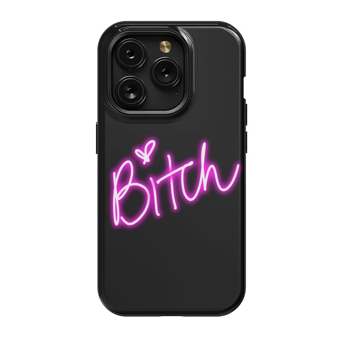 iPhone 15 Pro StrongFit bitch neon lights by haroulita