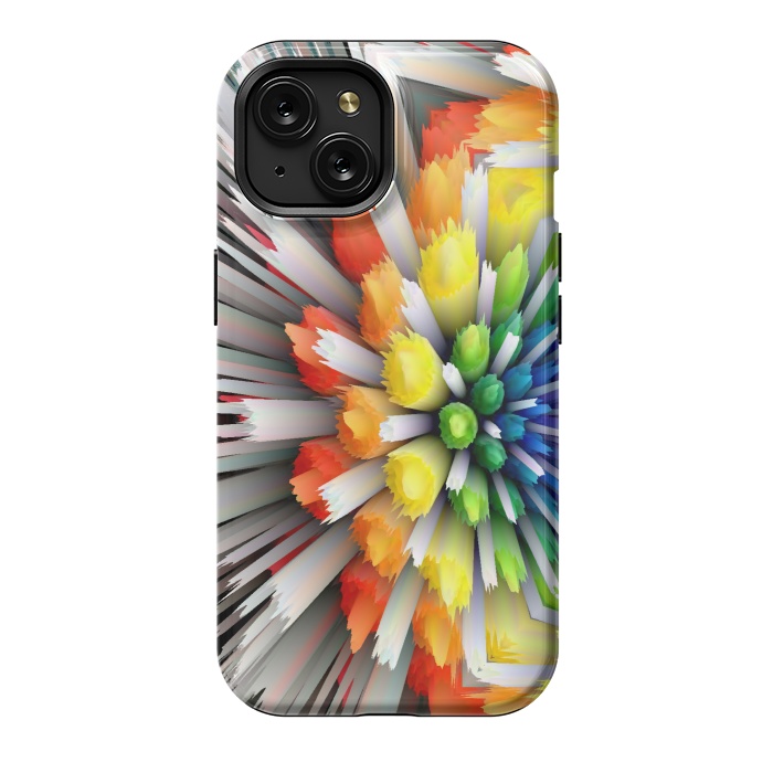 iPhone 15 StrongFit rainbow by haroulita