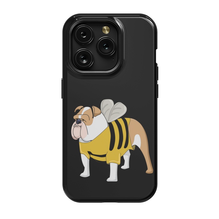 iPhone 15 Pro StrongFit cute bulldog  by haroulita
