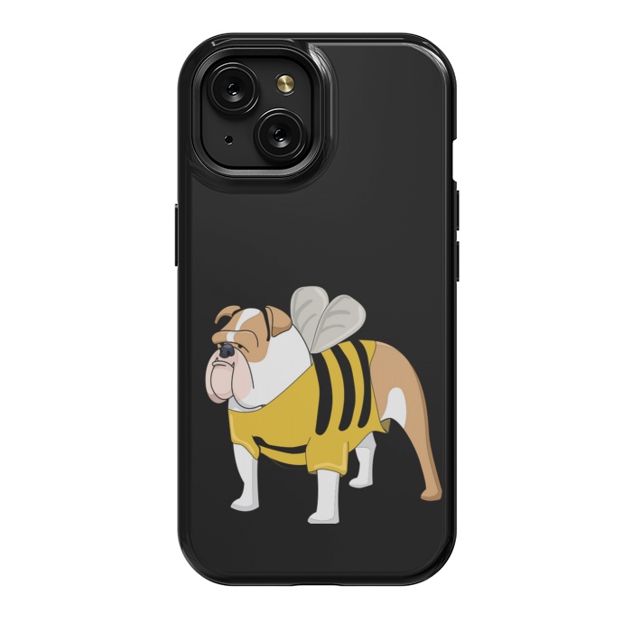 iPhone 15 StrongFit cute bulldog  by haroulita