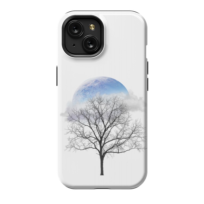 iPhone 15 StrongFit winter tree by haroulita