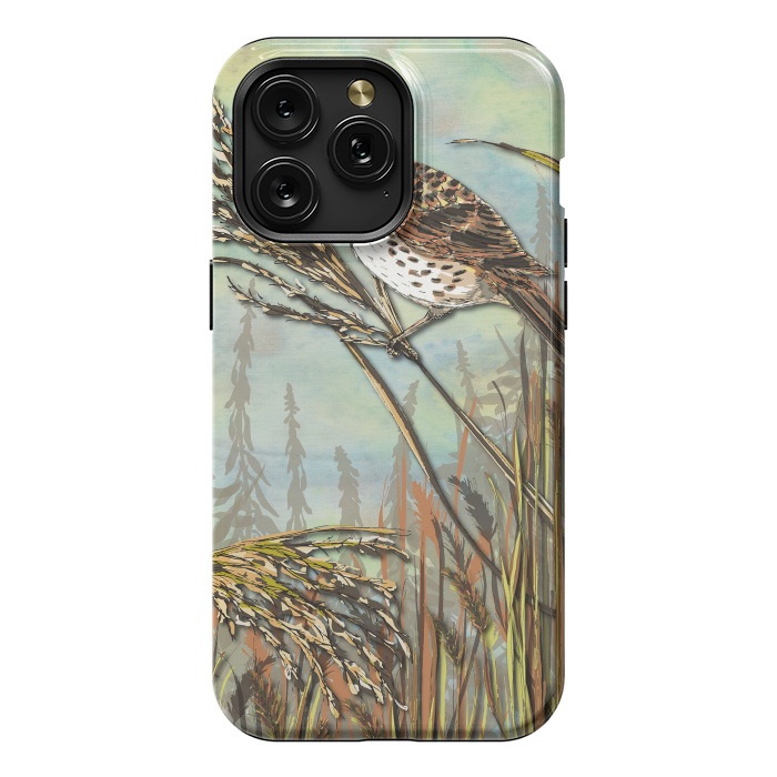 iPhone 15 Pro Max StrongFit Reedbunting by Lotti Brown