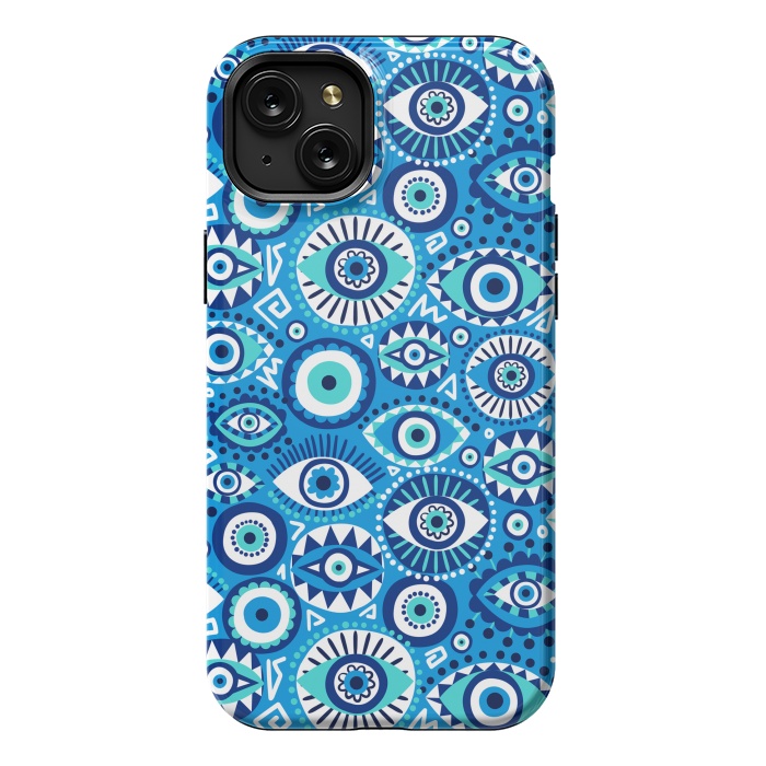 iPhone 15 Plus StrongFit Evil eye by Laura Grant