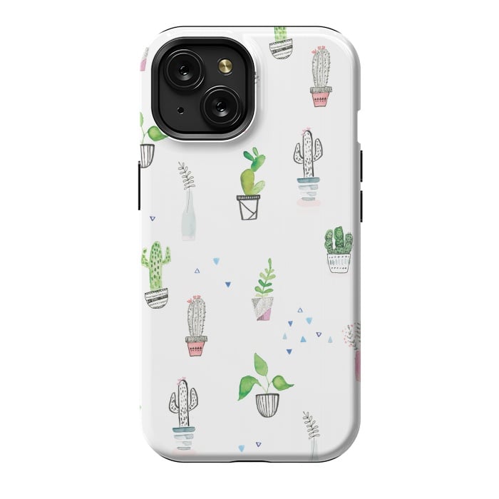 iPhone 15 StrongFit painted house plants - lauradidthis by lauradidthis