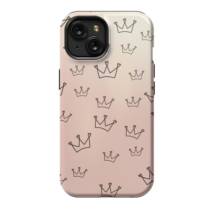 iPhone 15 StrongFit Crown heart by Jms