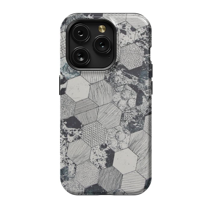 iPhone 15 Pro StrongFit Hexagonal by Winston