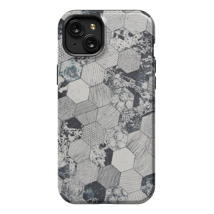 iPhone 15 Plus StrongFit Hexagonal by Winston
